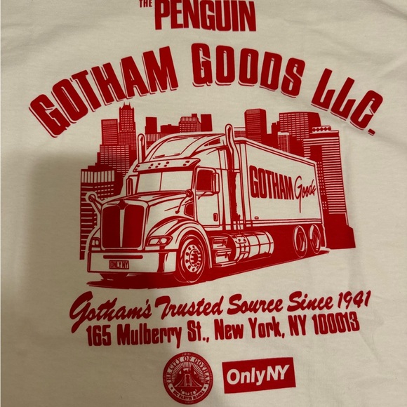 Super RARE Gotham Penguin T-Shirt from HBO Max Limited Series (XXL) - Picture 8 of 8